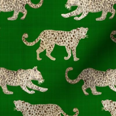 Leopard Parade green