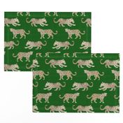 Leopard Parade green