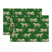 Leopard Parade green