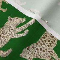 Leopard Parade green