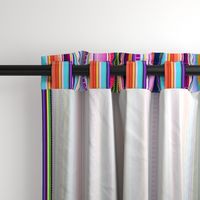 Multicolor Mexican Serape Inspired Stripe Fabric (Smaller Scale)  