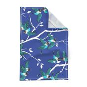 Lovebirds - Love in the Air | Teal-White-Dark Blue