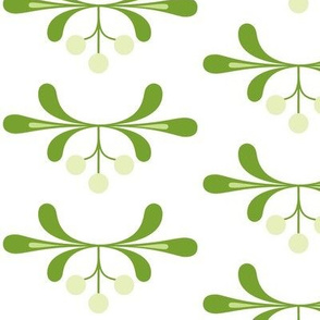 mistletoe (on white)