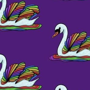 Rainbow Swan 