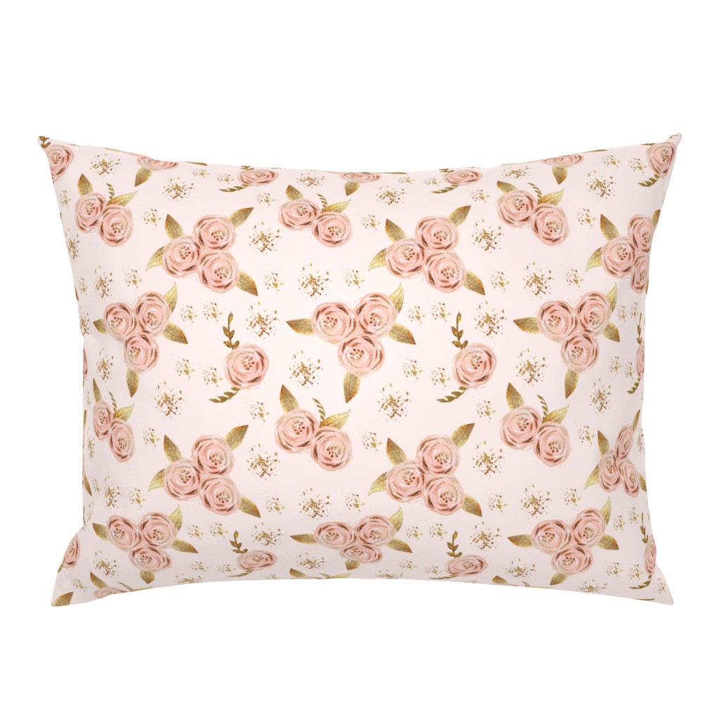 Blush Gold Watercolor Floral