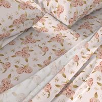 Blush Gold Watercolor Floral