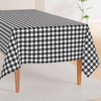 buffalo plaid (soft black) farm life wholecloth coordinate - light sage green tan C18BS