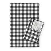 buffalo plaid (soft black) farm life wholecloth coordinate - light sage green tan C18BS