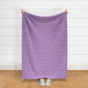 LOVE - sign language fabric - purple