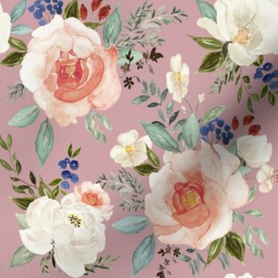 8" Sweet Spring Florals // Eunry Pink
