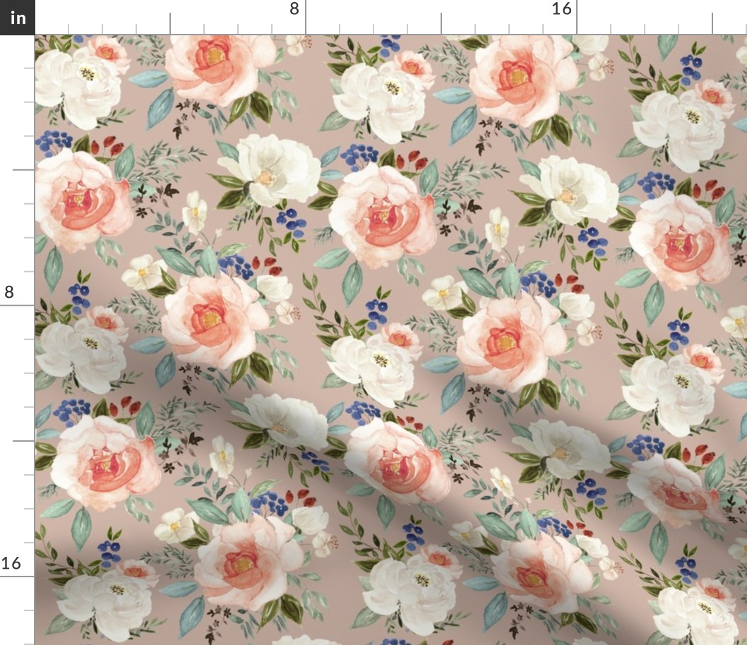 8" Sweet Spring Florals // Clam Shell