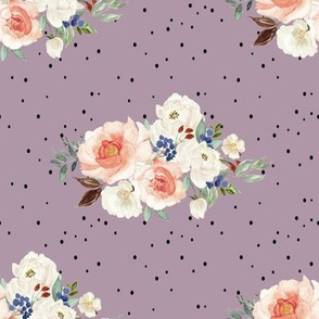 8" Woodland Spring Blooms // Dusty Lavender