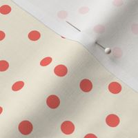 Le Cirque ~Small Polka Dots ~ Coral Reef on Cosmic Latte 