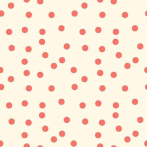 Le Cirque ~Small Polka Dots ~ Coral Reef on Cosmic Latte 