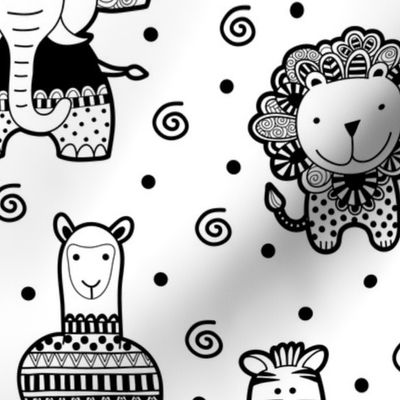 Black and White Critters