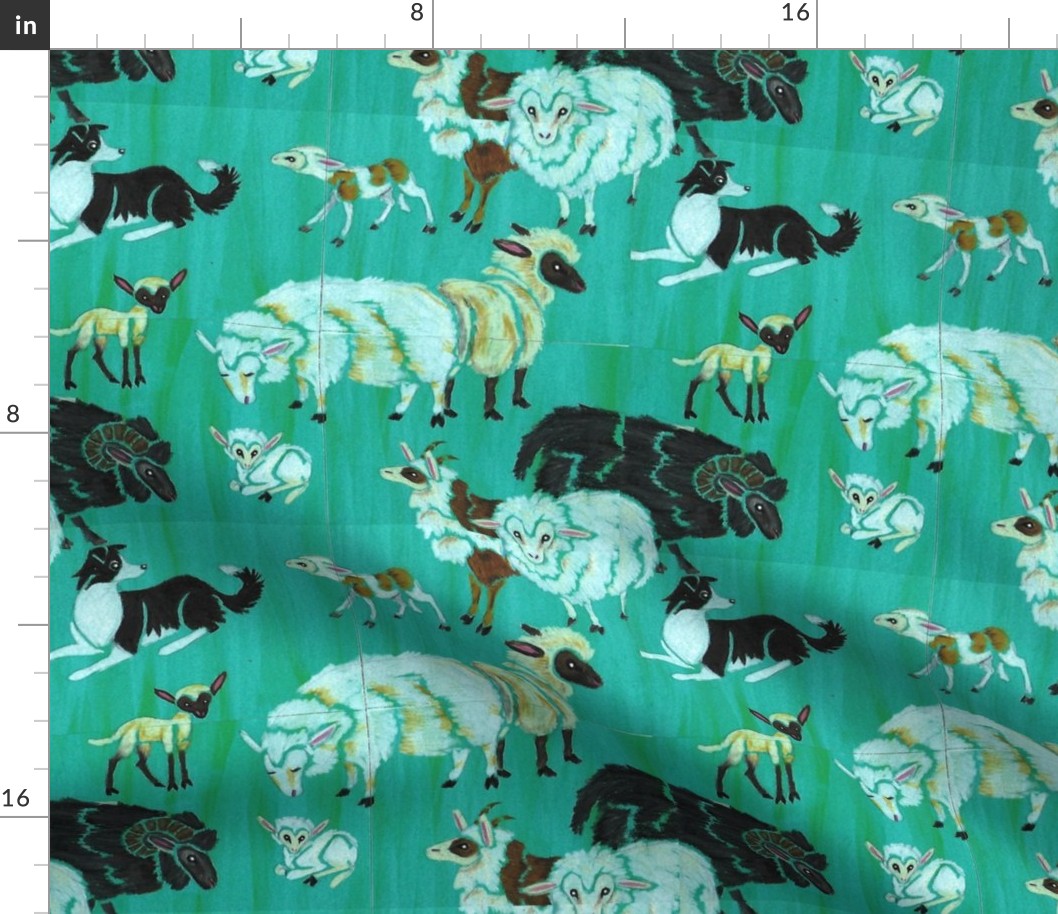 sheep fabric