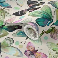 watercolor butterflies