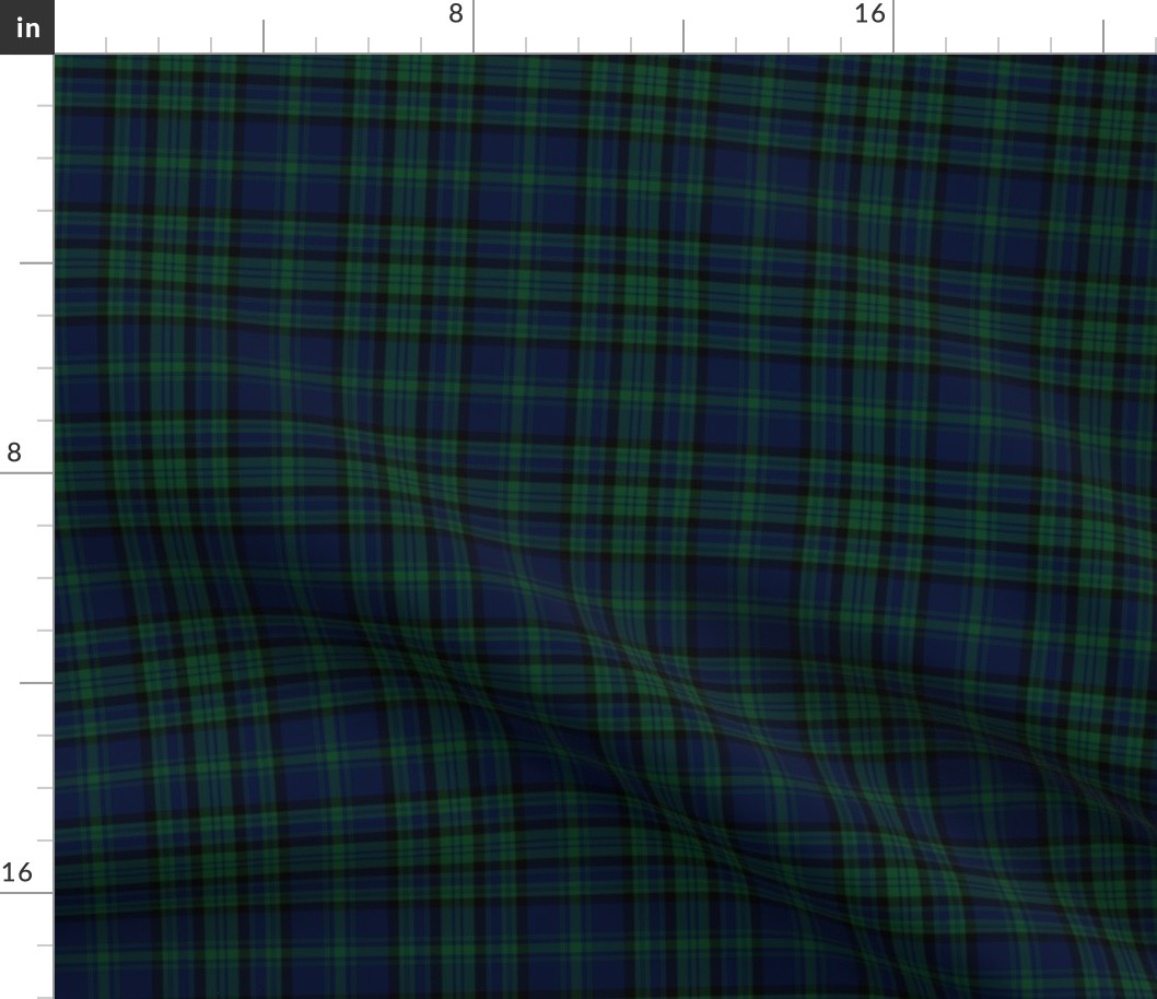 Matheson hunting tartan from 1906, 4" modern dark