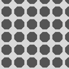 Grey Hexagons