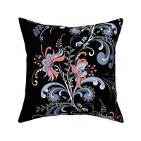 Flora:  Rosemaling, Scandinavian Folk Art, Norwegian 