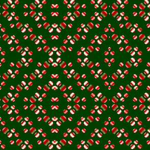red-white_balls_on_green_background