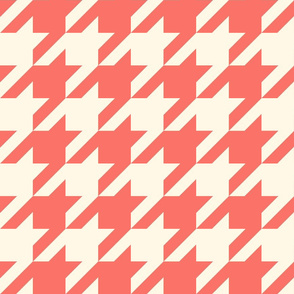 Coral Reef and Cosmic Latte Houndstooth 