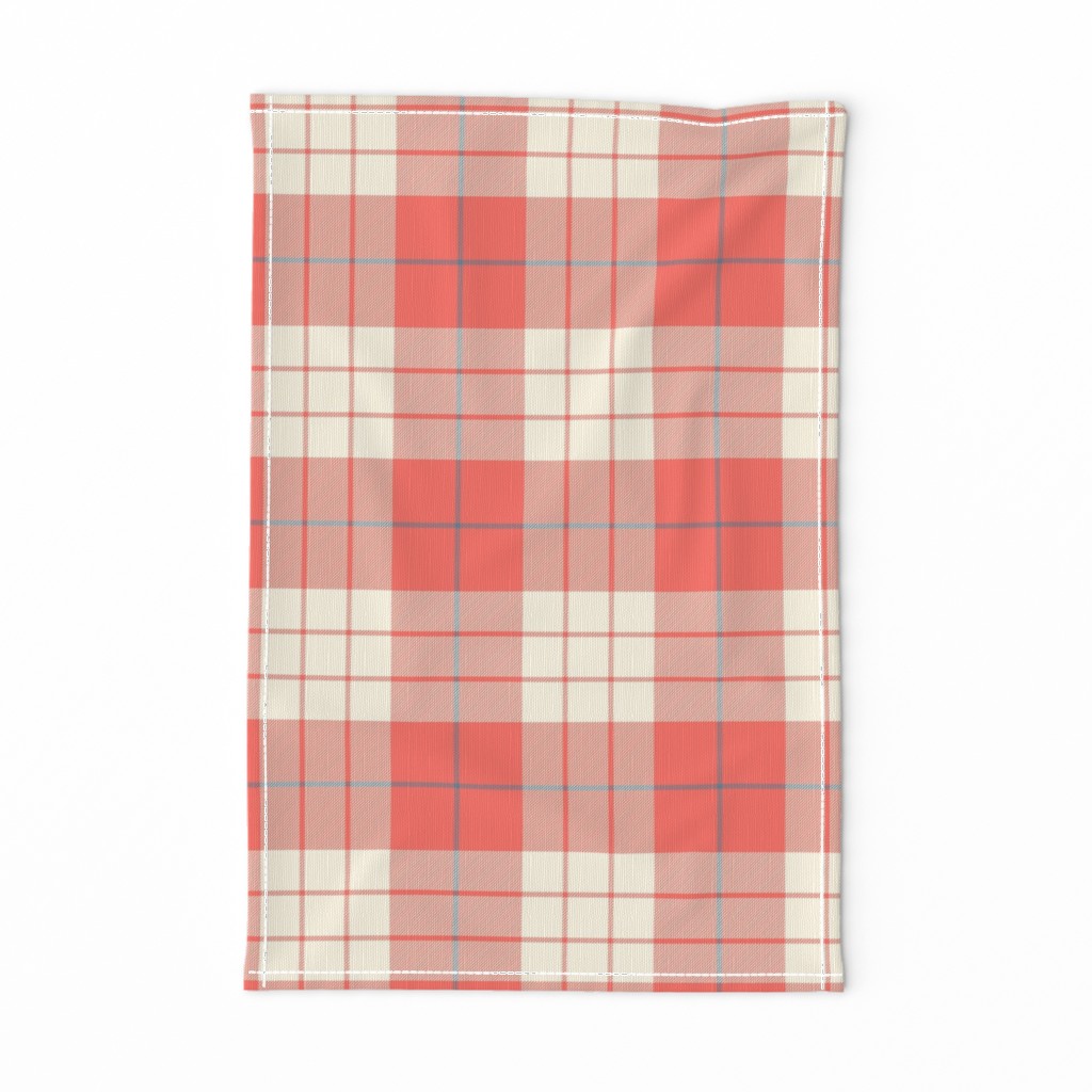 MacLeod Plaid ~ Coral Reef, Cosmic Latte, Elzabeth  