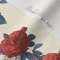 Redoute Rose ~ Coral Reef and Elzabeth on Cosmic Latte 