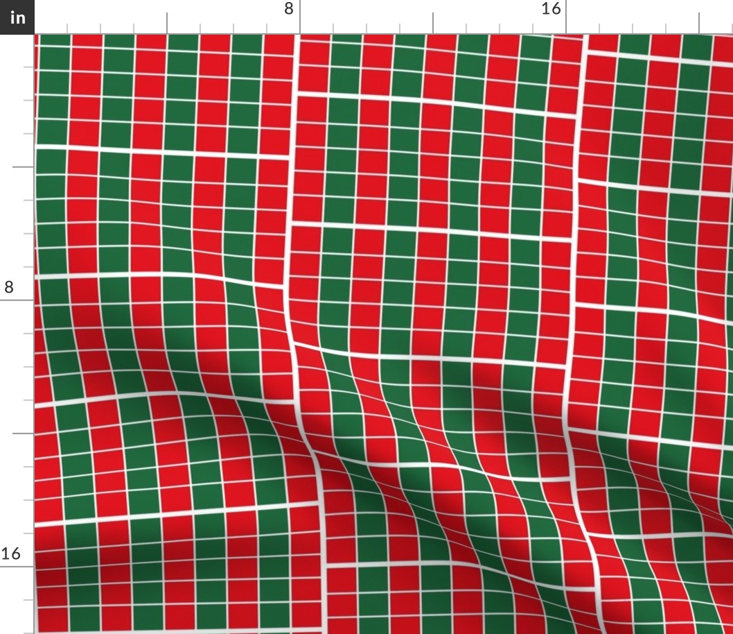 Red Green Christmas Stripes