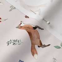 8" Boho Woodland Fox // Peep Blush