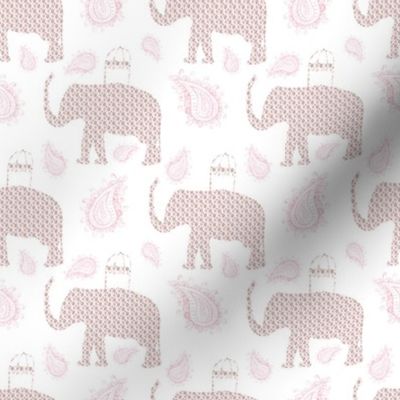 4" Ikat Elephant with Paisley