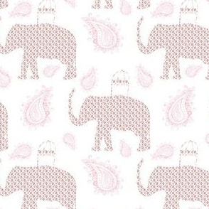 4" Ikat Elephant with Paisley