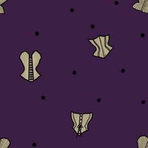 Corset Toss on Purple | Attic Enigma