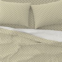 18-1j Olive green Diamond on Cream - Small