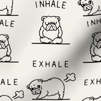 Inhale Exhale English Bulldog 