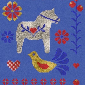 scandinavian folk blue