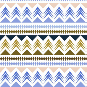 Scandinavian striped pattern.