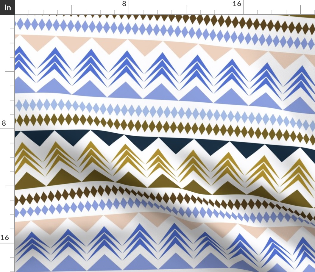 Scandinavian striped pattern.