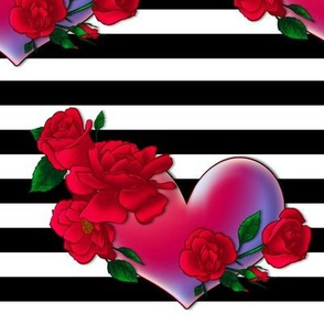 Rose Heart Stripe 1