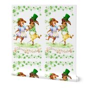 Dachshunds St Patrics day Pannel Dog clover