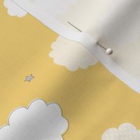 Sweet Dreams Clouds Yellow