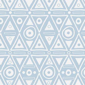 duo tone tribal mudcloth pattern_greyblue_Artboard 7