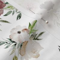 Velvet Cream Valentine Florals