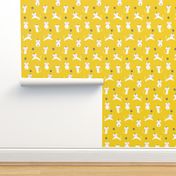 cat kitten playful yellow kids nursery