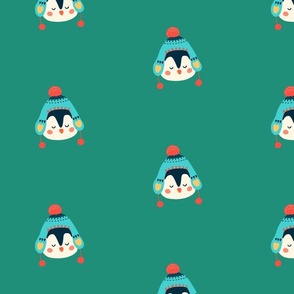 Holiday Animals (Dark) - Penguin