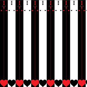alice- card stripe design