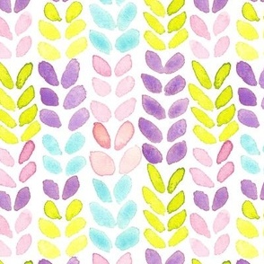 Knitted watercolor pattern in pastel.  Use the design for a crafting room or a fun project