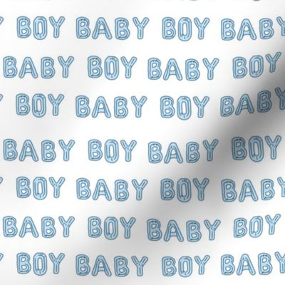 baby boy balloon fabric - baby boy, expecting fabric, pregnancy fabric, congratulations - blue