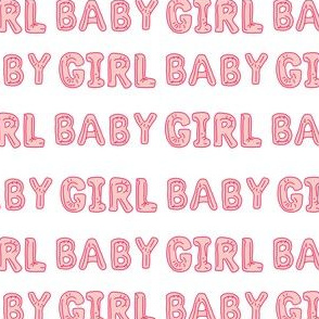 baby girl balloon fabric - baby girl, expecting fabric, pregnancy fabric, congratulations - pink