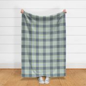 plaid blue grey lined